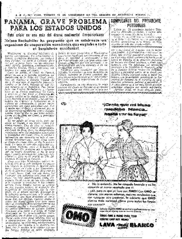 ABC SEVILLA 20-11-1959 página 25