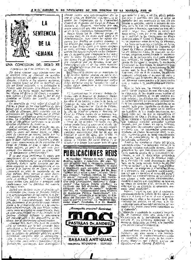 ABC MADRID 21-11-1959 página 62