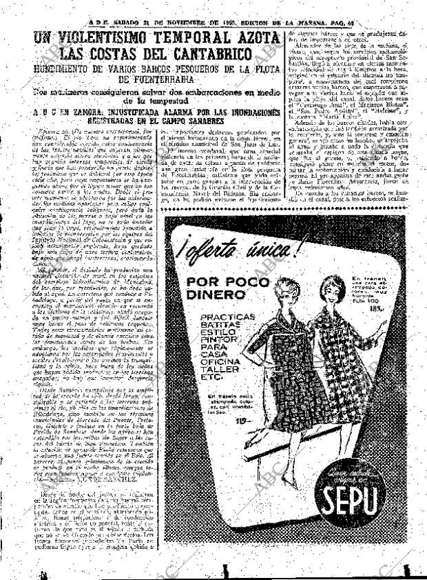 ABC MADRID 21-11-1959 página 63