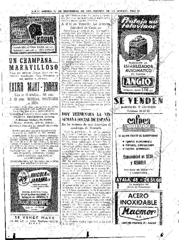 ABC MADRID 21-11-1959 página 66