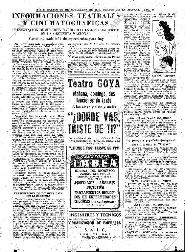 ABC MADRID 21-11-1959 página 79