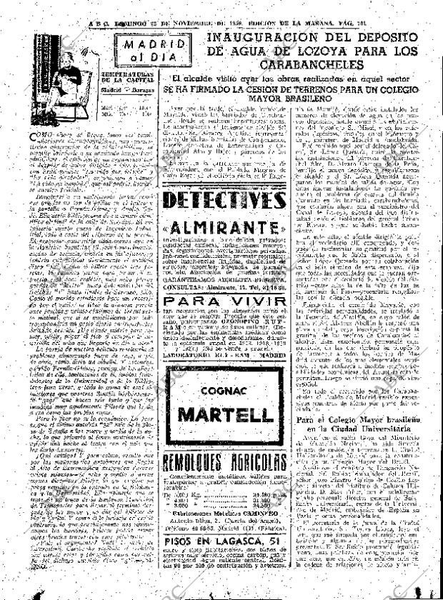 ABC MADRID 22-11-1959 página 101
