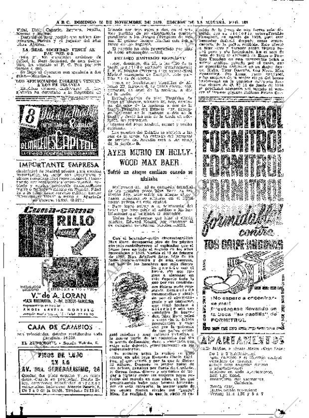 ABC MADRID 22-11-1959 página 108