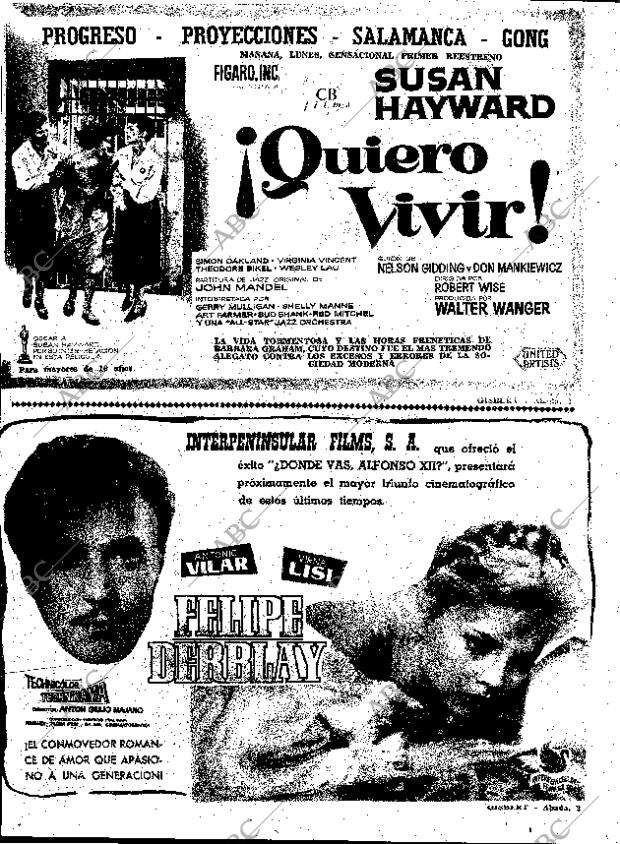 ABC MADRID 22-11-1959 página 56