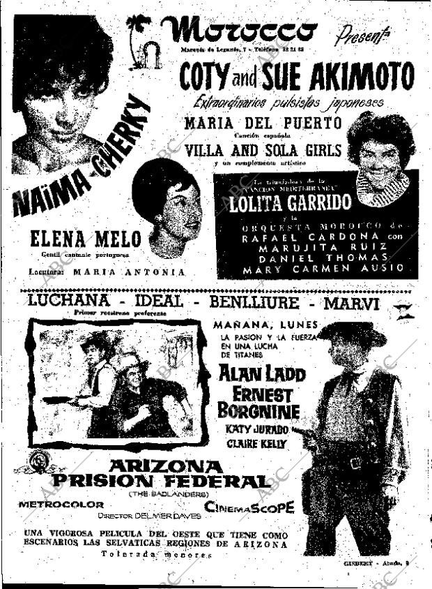 ABC MADRID 22-11-1959 página 64