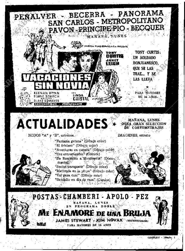 ABC MADRID 22-11-1959 página 69