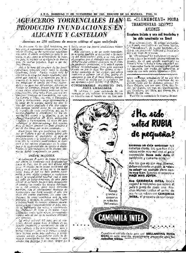 ABC MADRID 22-11-1959 página 91