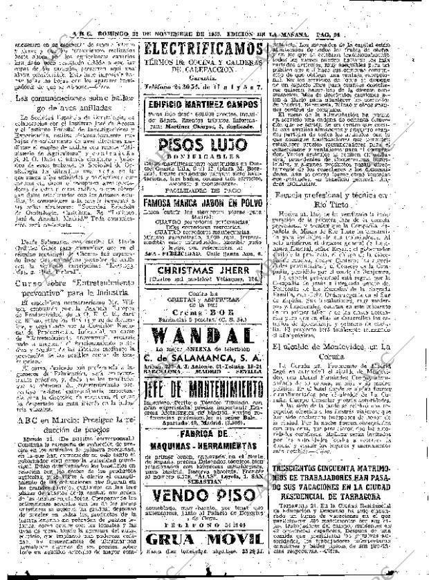 ABC MADRID 22-11-1959 página 94