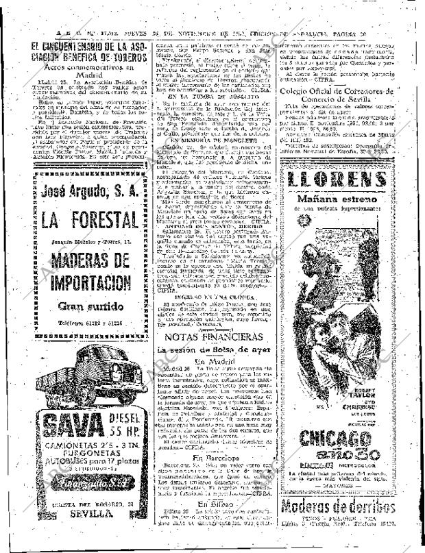 ABC SEVILLA 26-11-1959 página 36