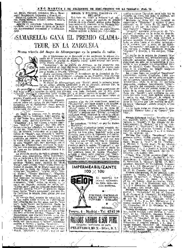 ABC MADRID 01-12-1959 página 74