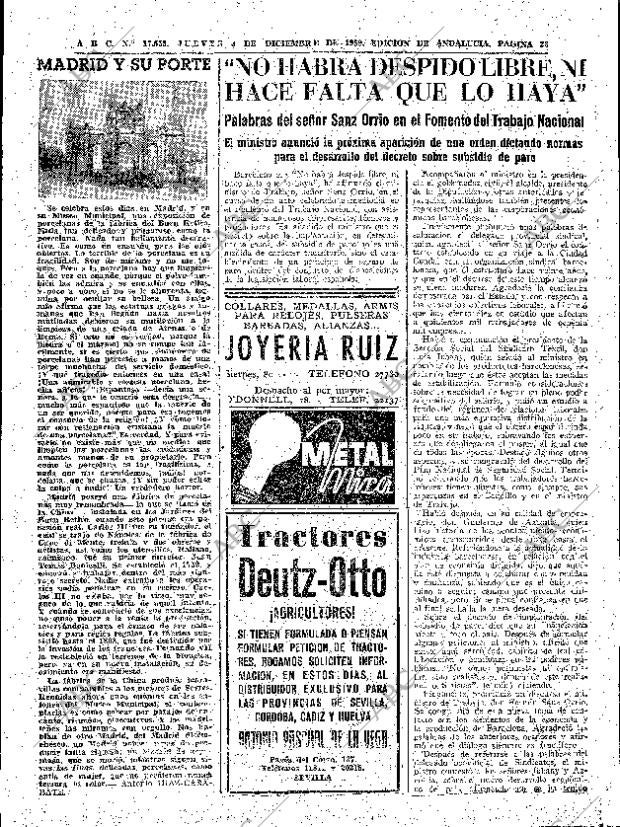 ABC SEVILLA 03-12-1959 página 23