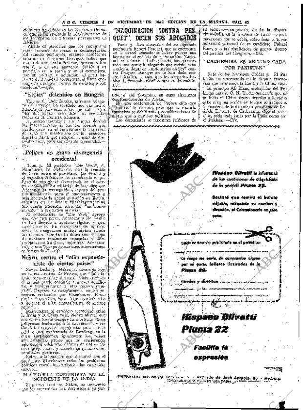 ABC MADRID 04-12-1959 página 45