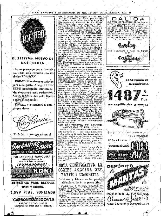 ABC MADRID 05-12-1959 página 48