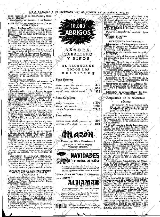 ABC MADRID 05-12-1959 página 54