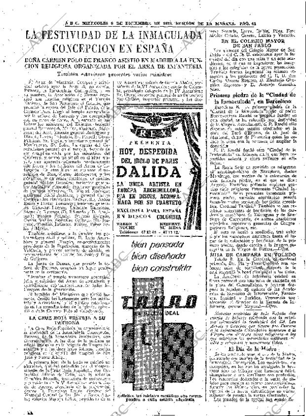 ABC MADRID 09-12-1959 página 61