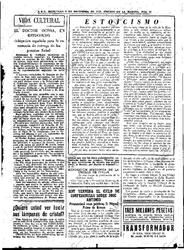 ABC MADRID 09-12-1959 página 65