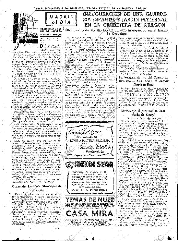 ABC MADRID 09-12-1959 página 69