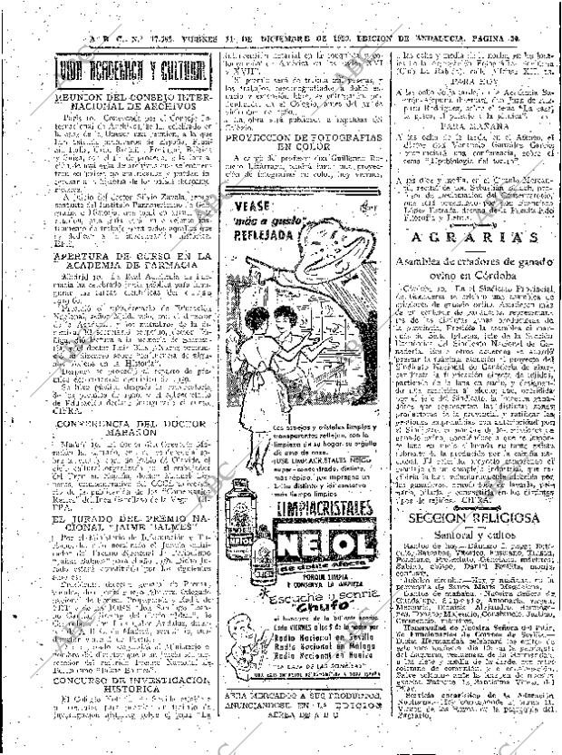 ABC SEVILLA 11-12-1959 página 30