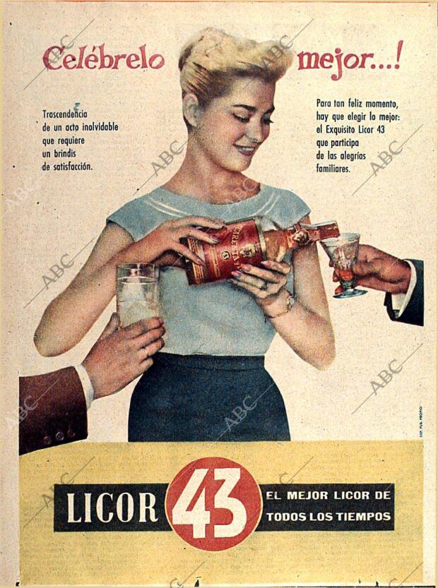 Пару постеров старой рекламы алкоголя. Licor 43 История,Алкоголь,Ликеры,Реклама