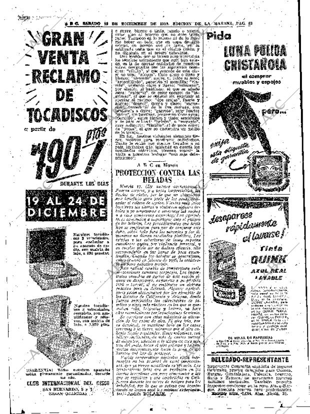 ABC MADRID 19-12-1959 página 62