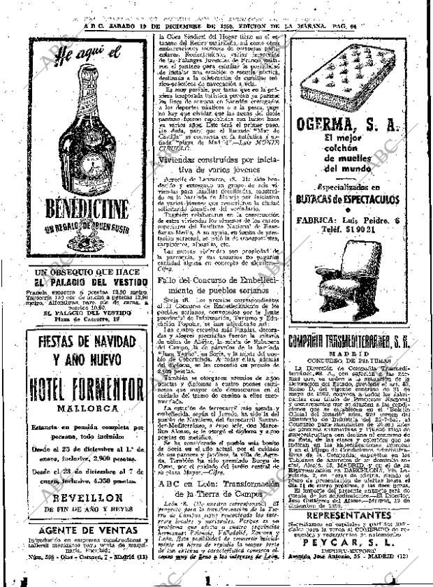 ABC MADRID 19-12-1959 página 64