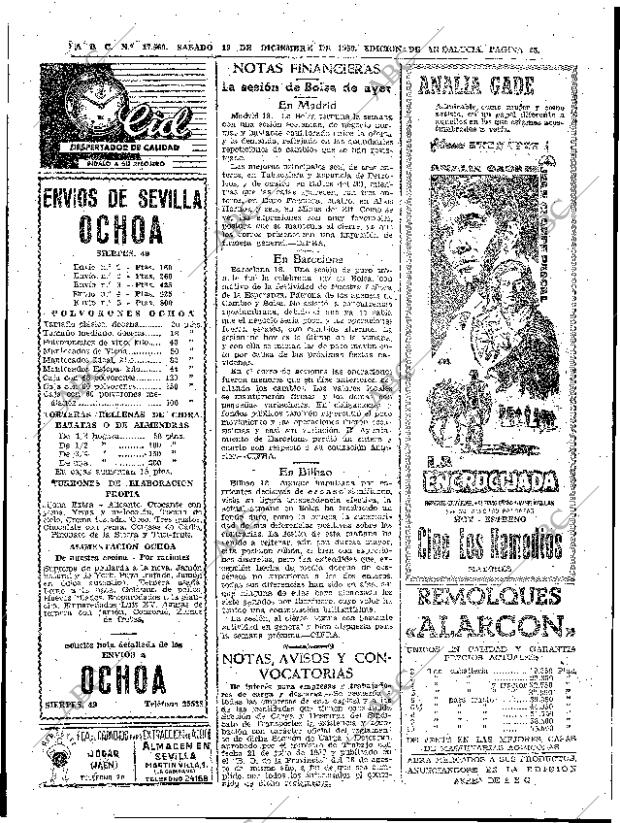 ABC SEVILLA 19-12-1959 página 28