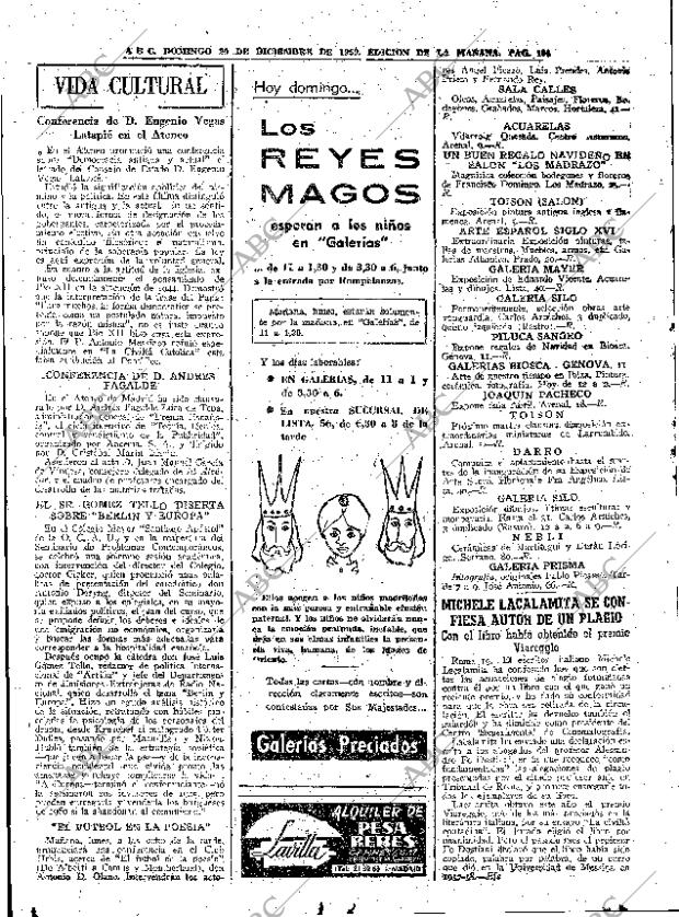 ABC MADRID 20-12-1959 página 104