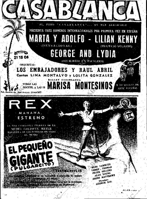 ABC MADRID 20-12-1959 página 56