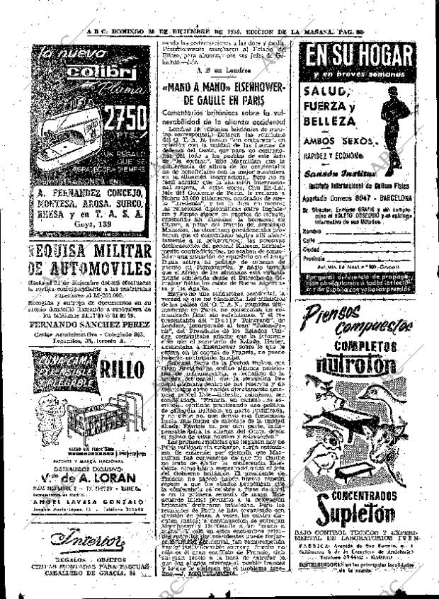 ABC MADRID 20-12-1959 página 86