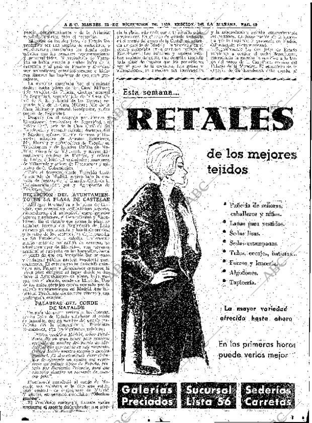 ABC MADRID 22-12-1959 página 49