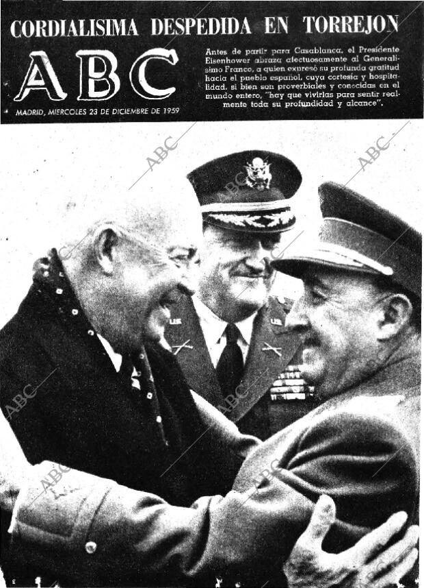 ABC MADRID 23-12-1959 página 1