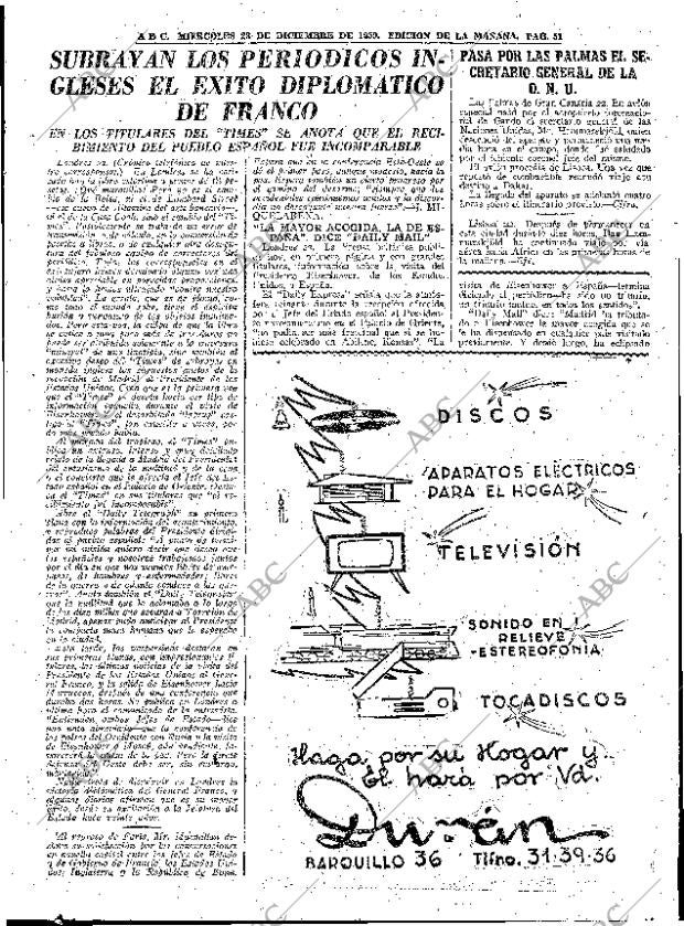 ABC MADRID 23-12-1959 página 51