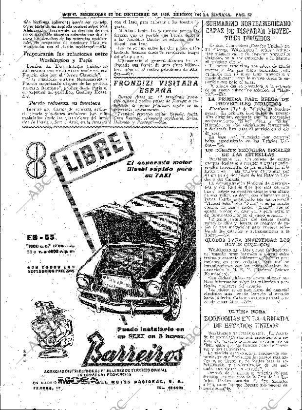 ABC MADRID 23-12-1959 página 57
