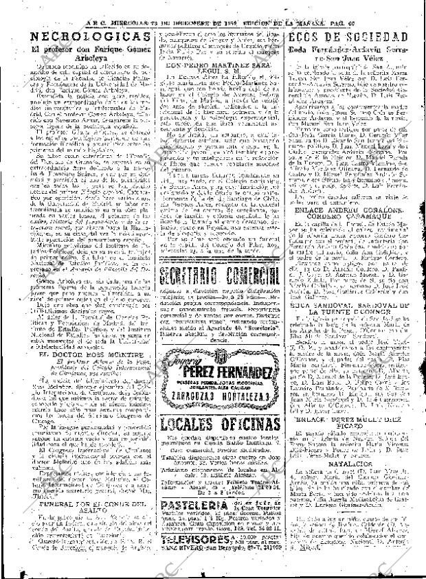 ABC MADRID 23-12-1959 página 66