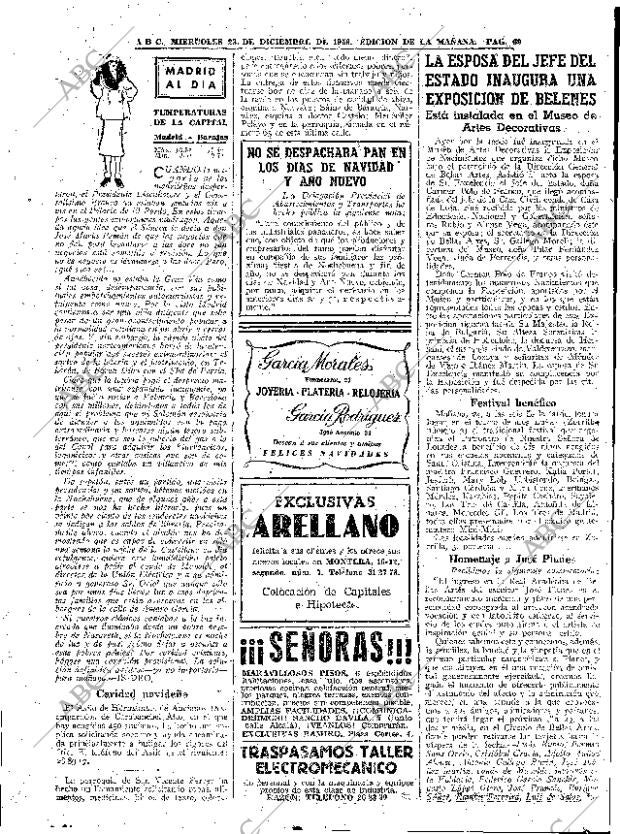 ABC MADRID 23-12-1959 página 69