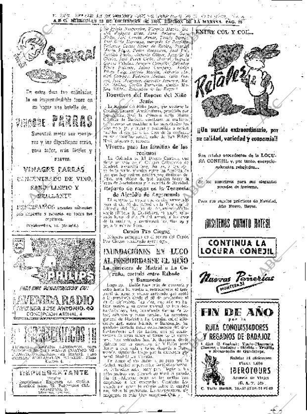 ABC MADRID 23-12-1959 página 70