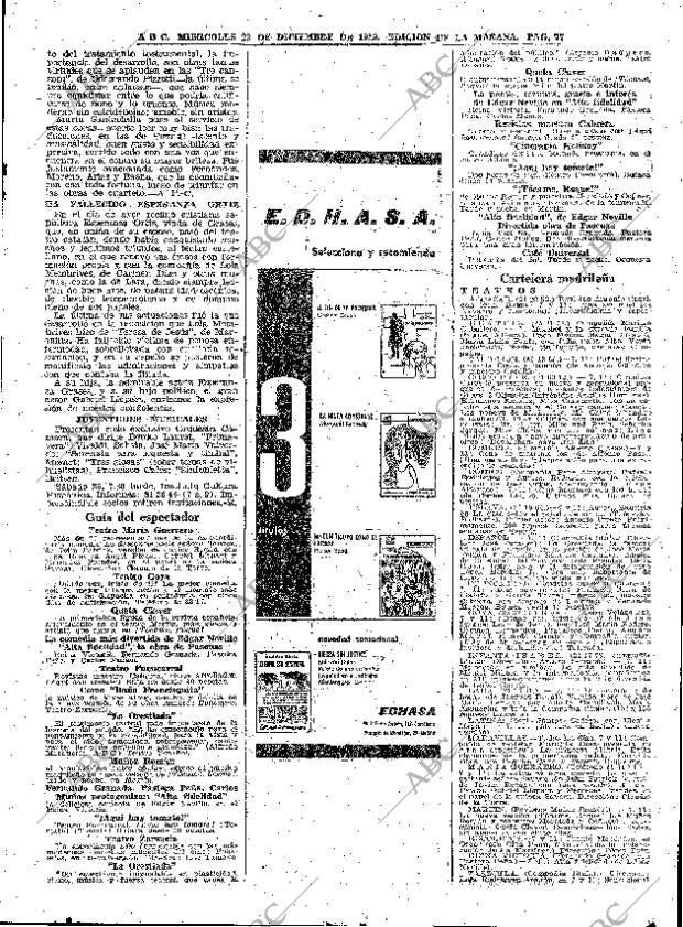 ABC MADRID 23-12-1959 página 77