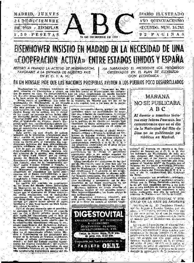 ABC MADRID 24-12-1959 página 47