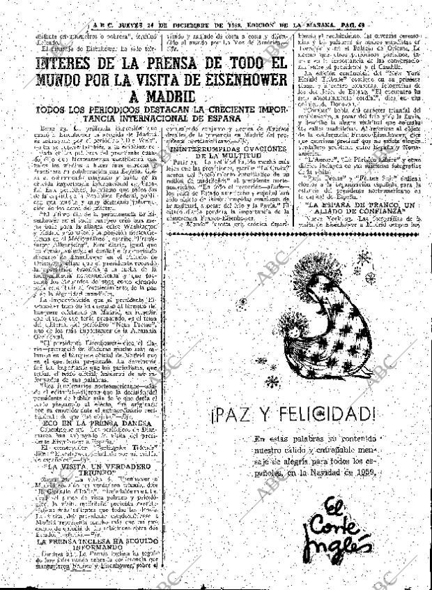 ABC MADRID 24-12-1959 página 49