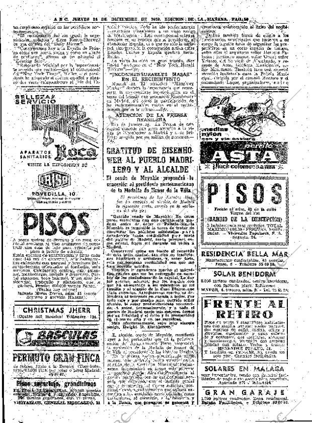 ABC MADRID 24-12-1959 página 50