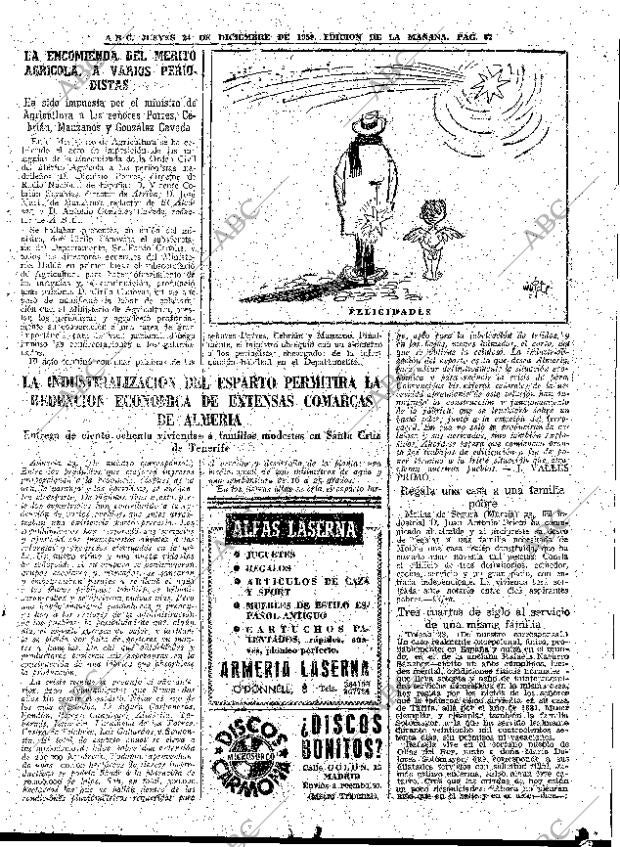 ABC MADRID 24-12-1959 página 67