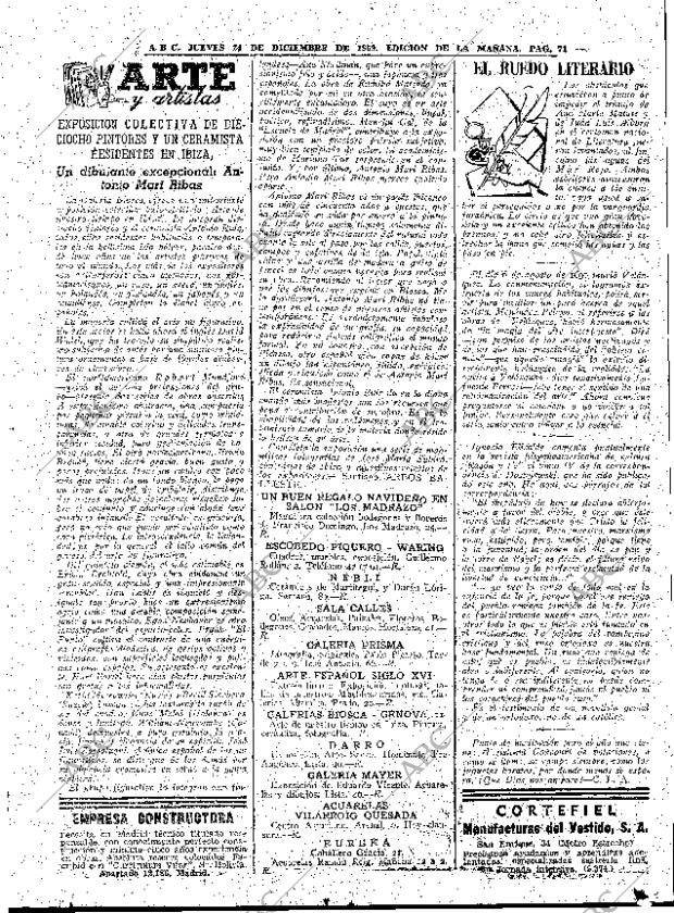 ABC MADRID 24-12-1959 página 71