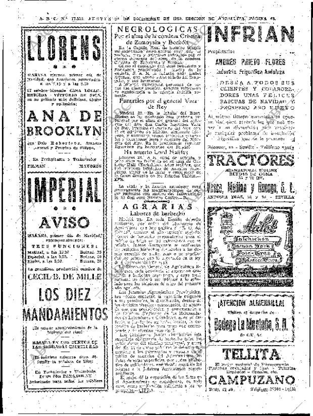 ABC SEVILLA 24-12-1959 página 46