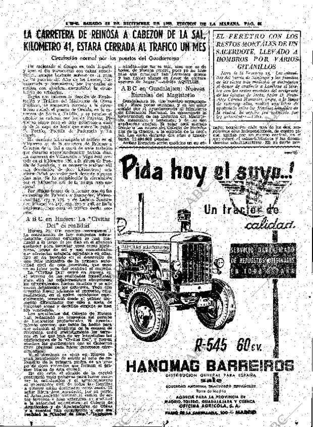 ABC MADRID 26-12-1959 página 61