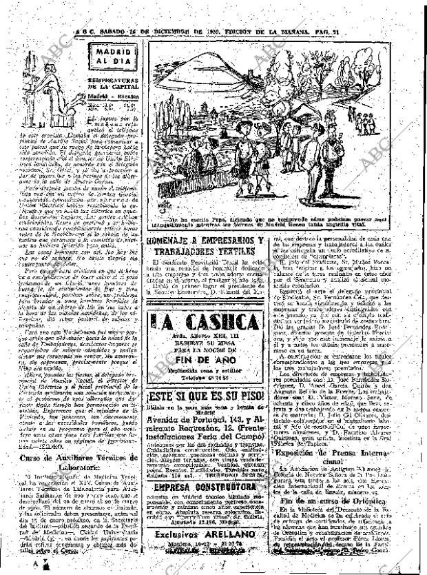 ABC MADRID 26-12-1959 página 71