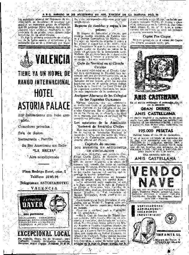 ABC MADRID 26-12-1959 página 72