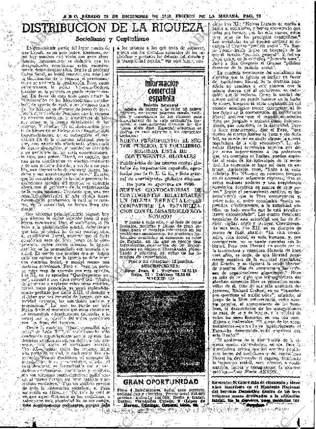 ABC MADRID 26-12-1959 página 73