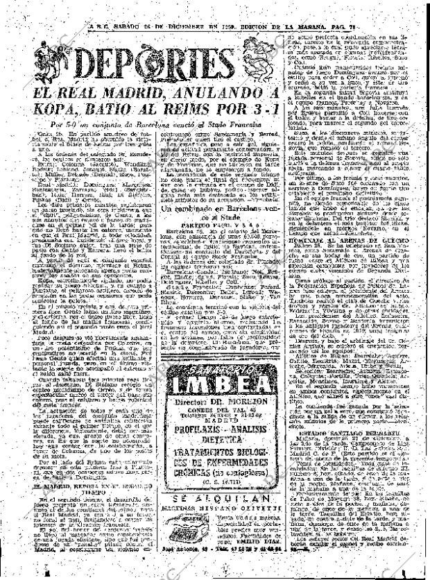 ABC MADRID 26-12-1959 página 75