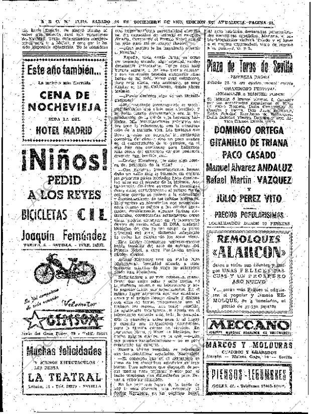 ABC SEVILLA 26-12-1959 página 28