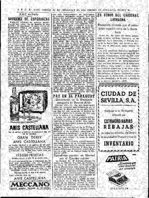 ABC SEVILLA 26-12-1959 página 31